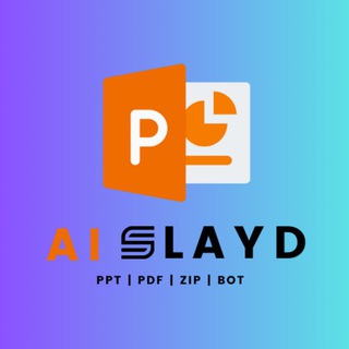 AI Taqdimot | Slayd | PPT | PDF Bot
